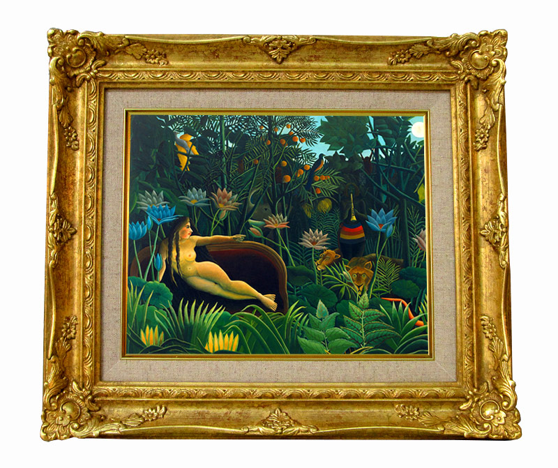 ルソー 夢 ジクレーキャンバス複製画 額装品