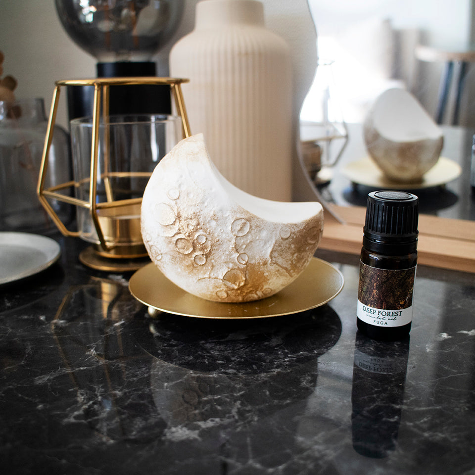 moon ship stone | 月船のアロマストーンオブジェ – 宙フェス夜市