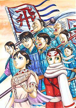 大人気漫画『キングダム』の原画展が東京・上野の森美術館にて開催