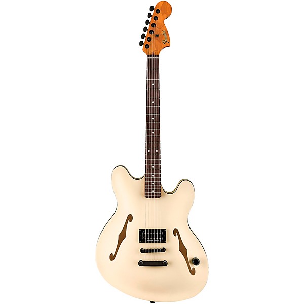 Fender Tom DeLonge Starcaster Electric Guitar Satin Olympic White