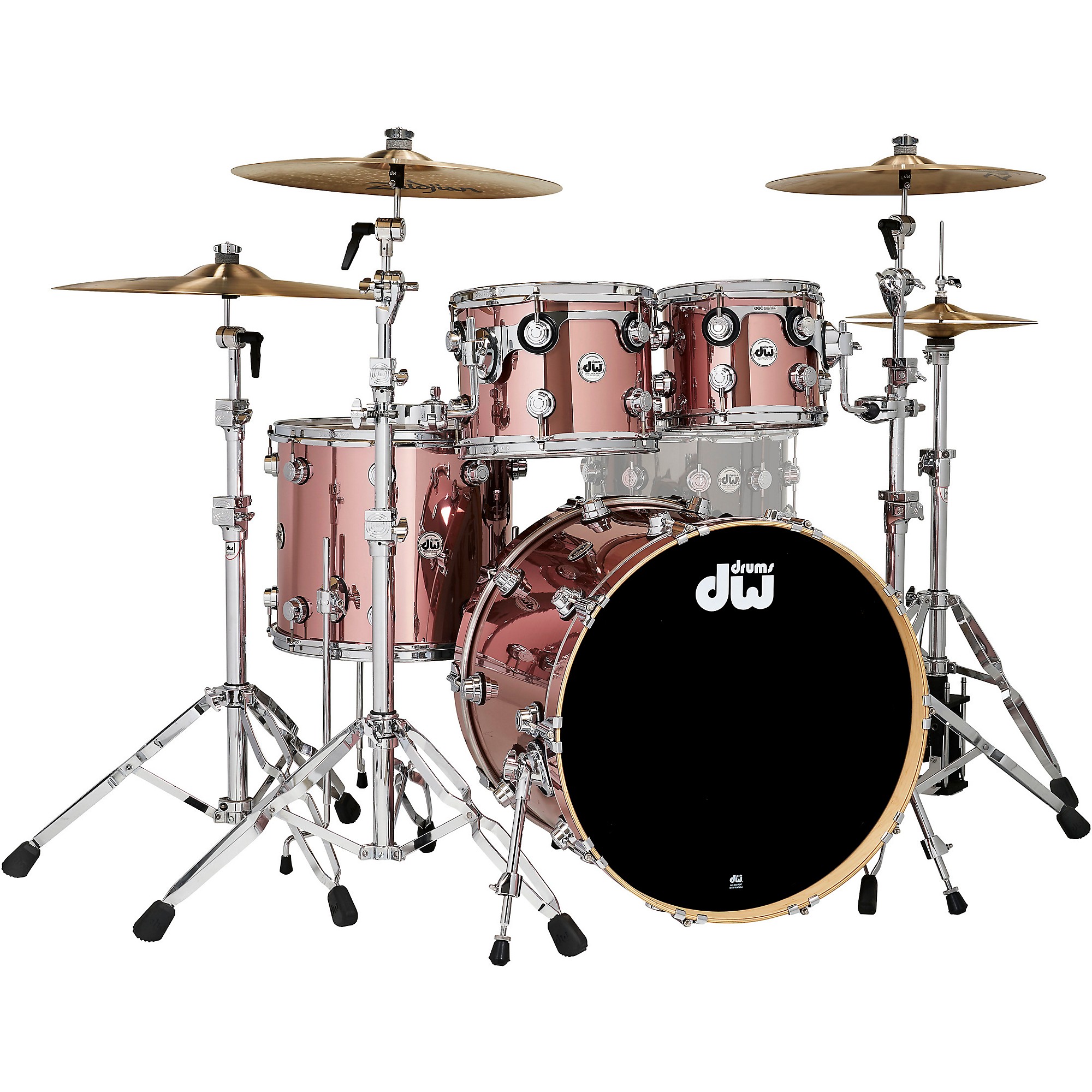 DW Collector's Series 4-Piece SSC Maple Shell Pack With Chrome