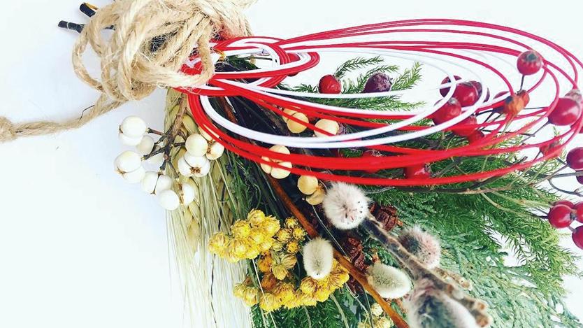 ドライフラワーにカラフルしめ縄…個性的な「お正月飾り」で古風すぎる