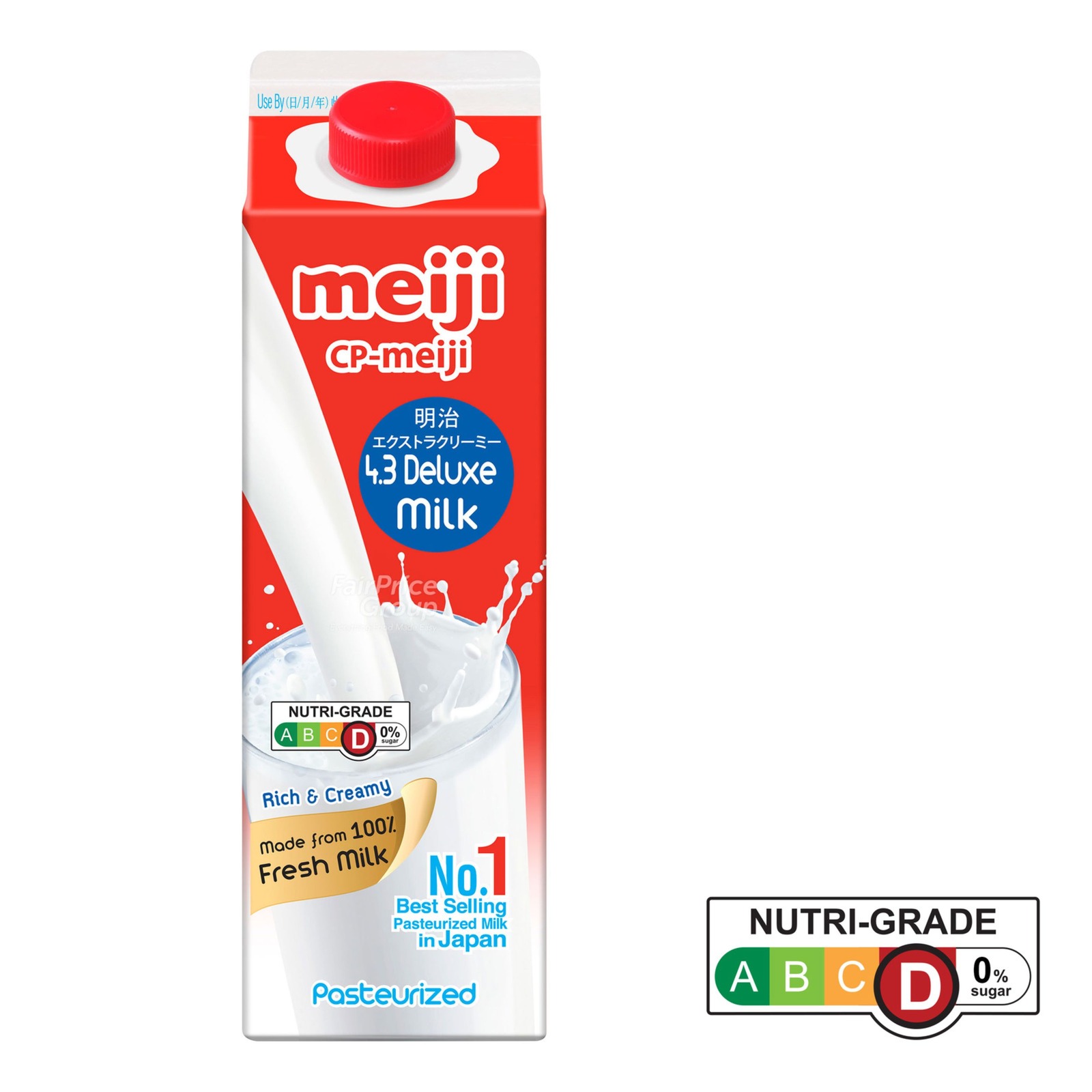 Meiji Pasteurized Fresh Milk - 4.3 Deluxe | NTUC FairPrice