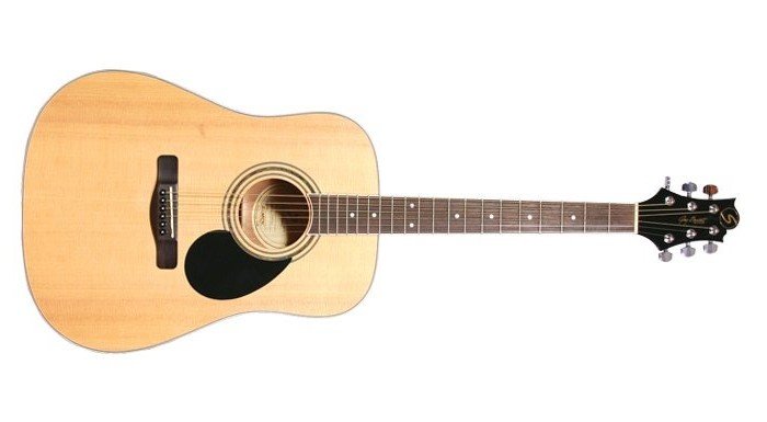 Samick Greg Bennet GD-100S Solid Top Acoustic Guitar, Natural