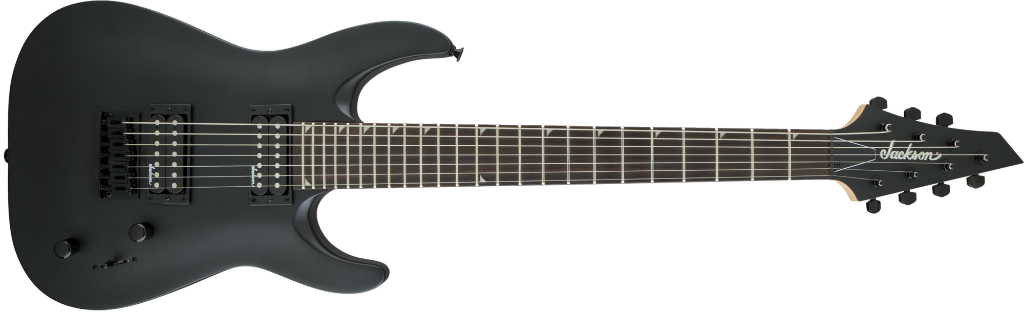 Jackson JS22-7 Dinky Electric Guitar 7-String - Satin Black