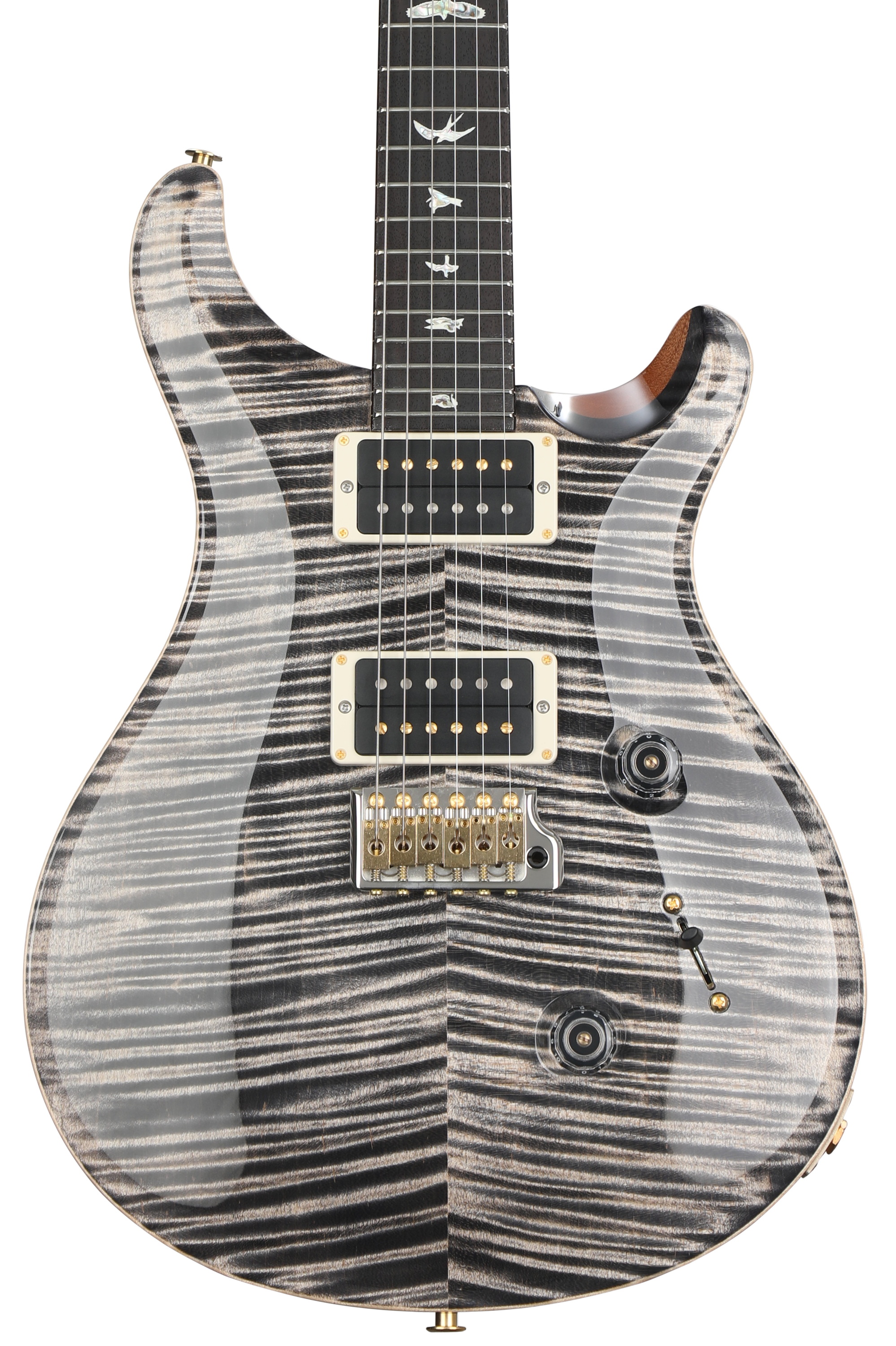 PRS Custom 24 10-Top Electric Guitar - Charcoal | Sweetwater