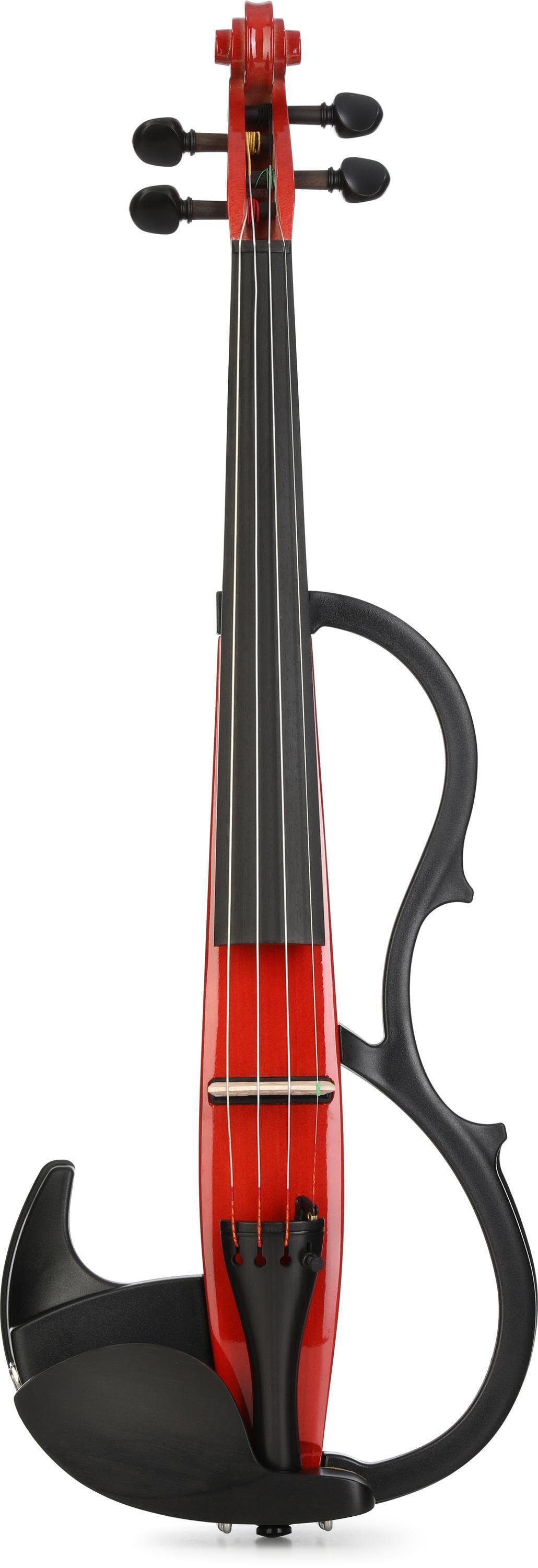 Yamaha Silent Series SV-200 Electric Violin - Red | Sweetwater