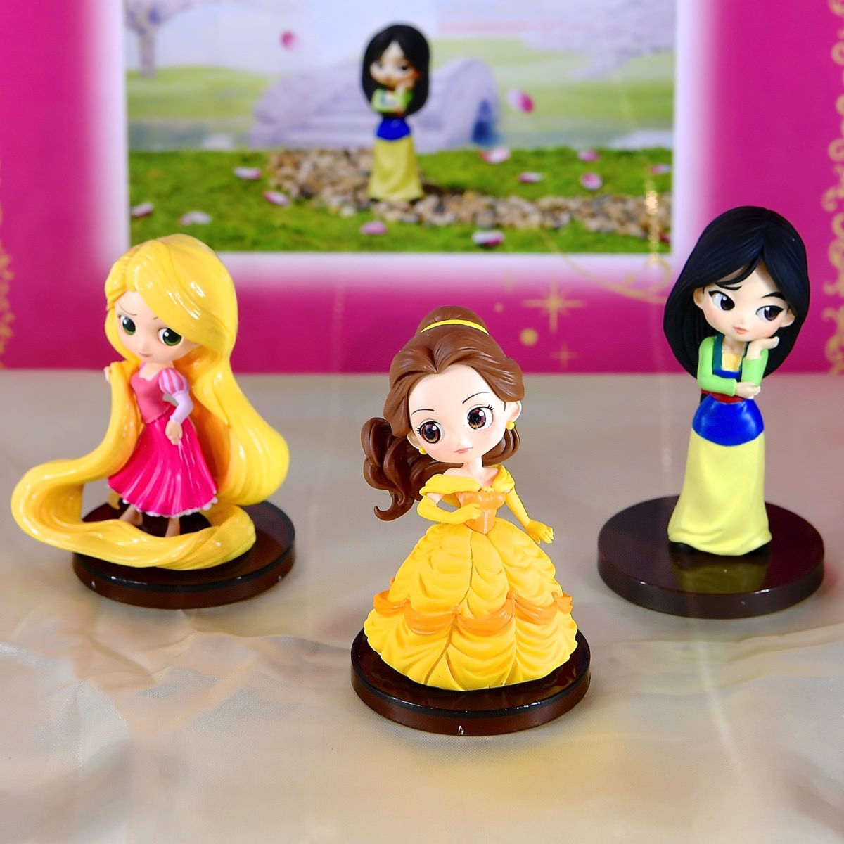 ディズニーガールズフィギュアのプチサイズ！バンプレスト「Q posket