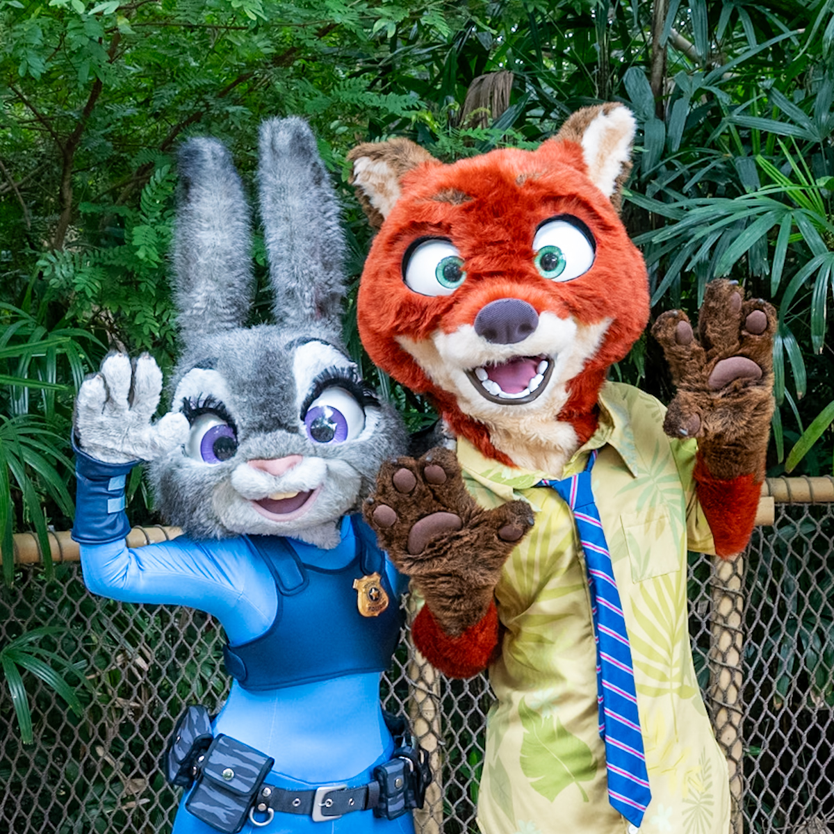 ニックとジュディとペアで会える！香港ディズニーランド『ズートピア