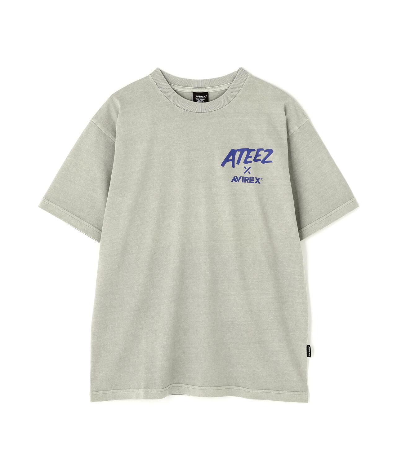 AVIREX × ATEEZ / FADE WASH PRINT T-SHIRT ”ADVENTURE” | AVIREX