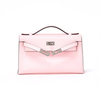 HERMES ポシェット ケリー 2021年 Z ハンドバッグ ローズサクラ