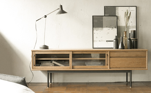 扉」で整うテレビボード - MOMO NATURAL