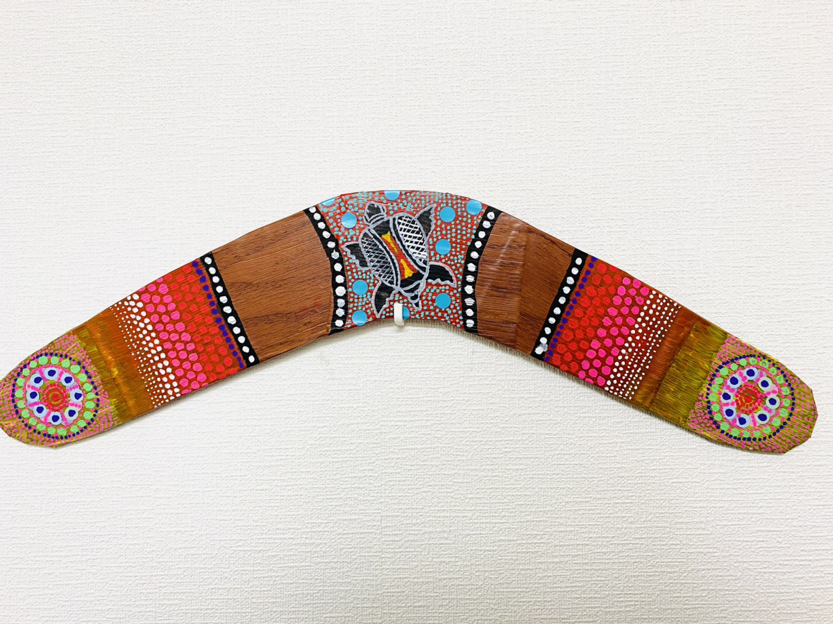 オーストラリアの「アボリジニのブーメラン」をつくりました！先住民族