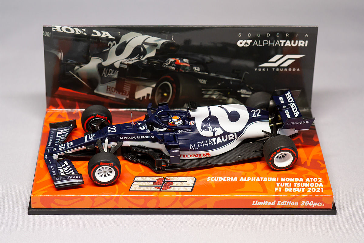 MINICHAMPS AlphaTauri AT02 Honda Y. Tsunoda F1 Debut 2021 | b's