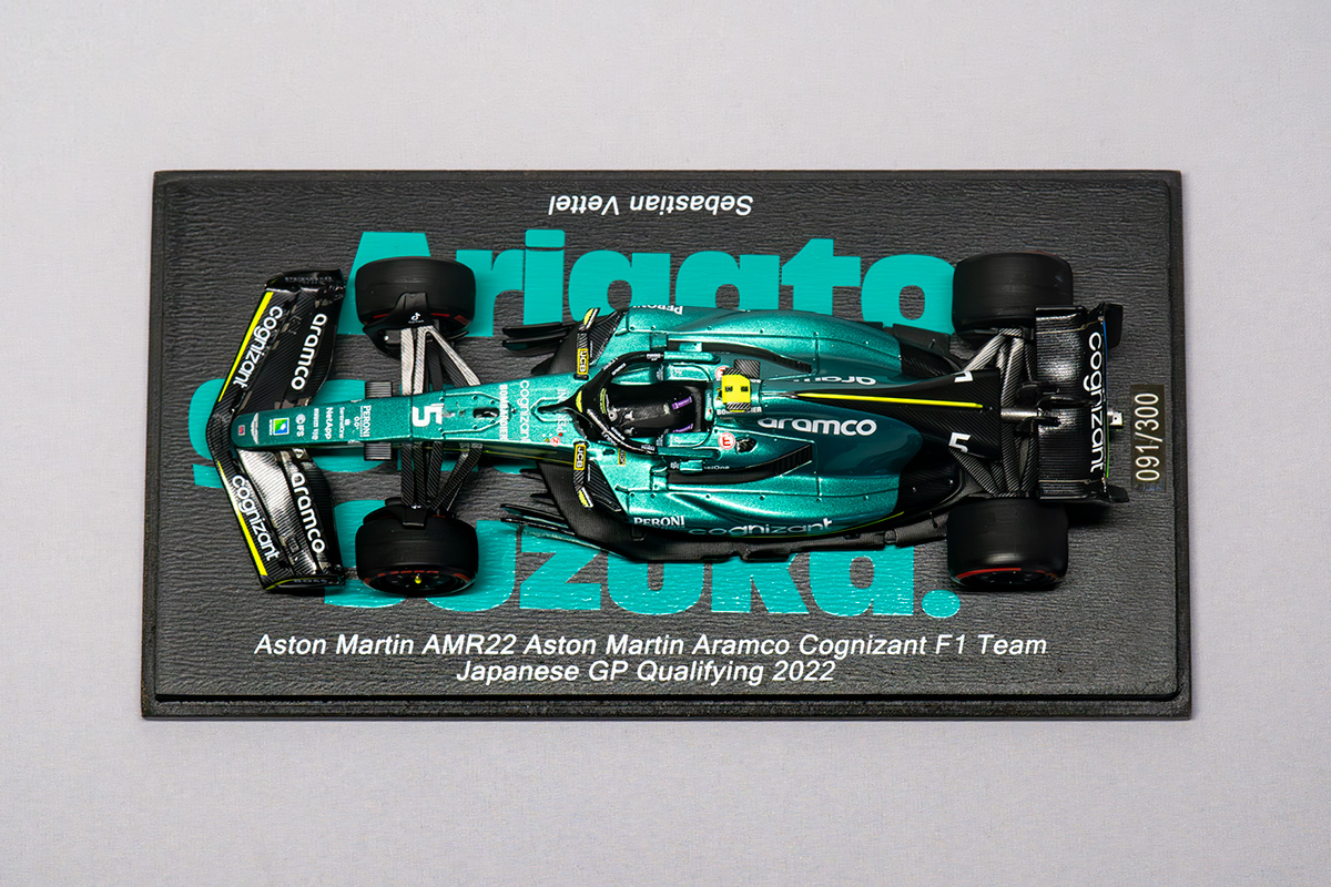 ポストホビー別注 Spark Aston Martin AMR22 S. Vettel Japanese GP