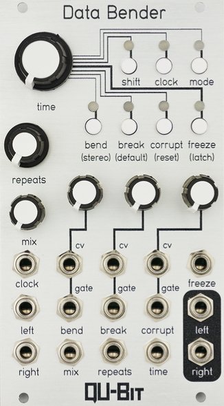 Qu-Bit Electronix Data Bender (Silver) - Eurorack Module on