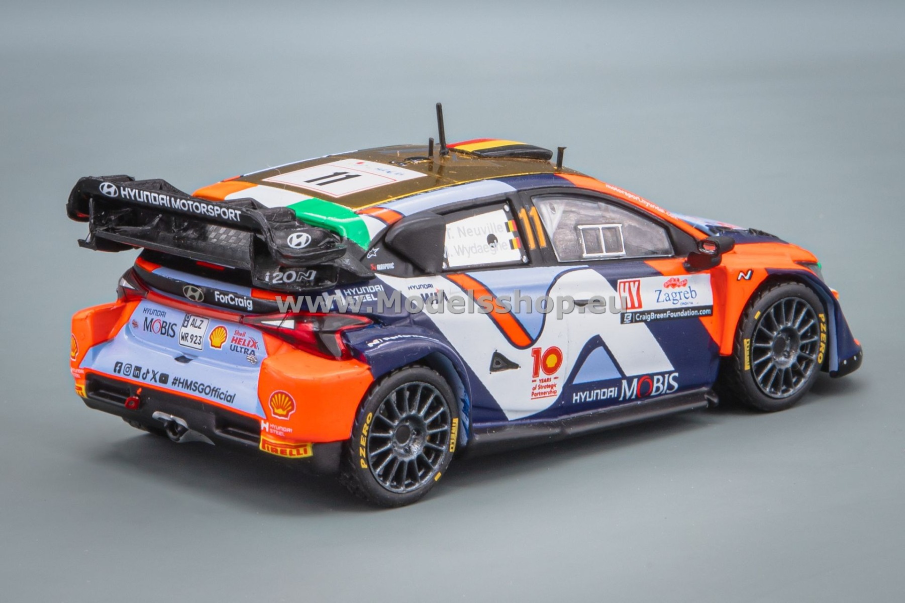 IXORAM933A.22 Hyundai I20 N Rally1, No.11, WRC, Rally Croatia 2024