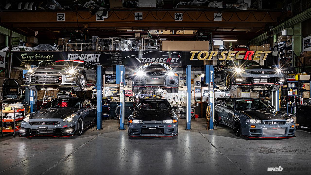 ステルスグレーのGT-Rが大量発生！」新作パーツ盛り沢山のトップ