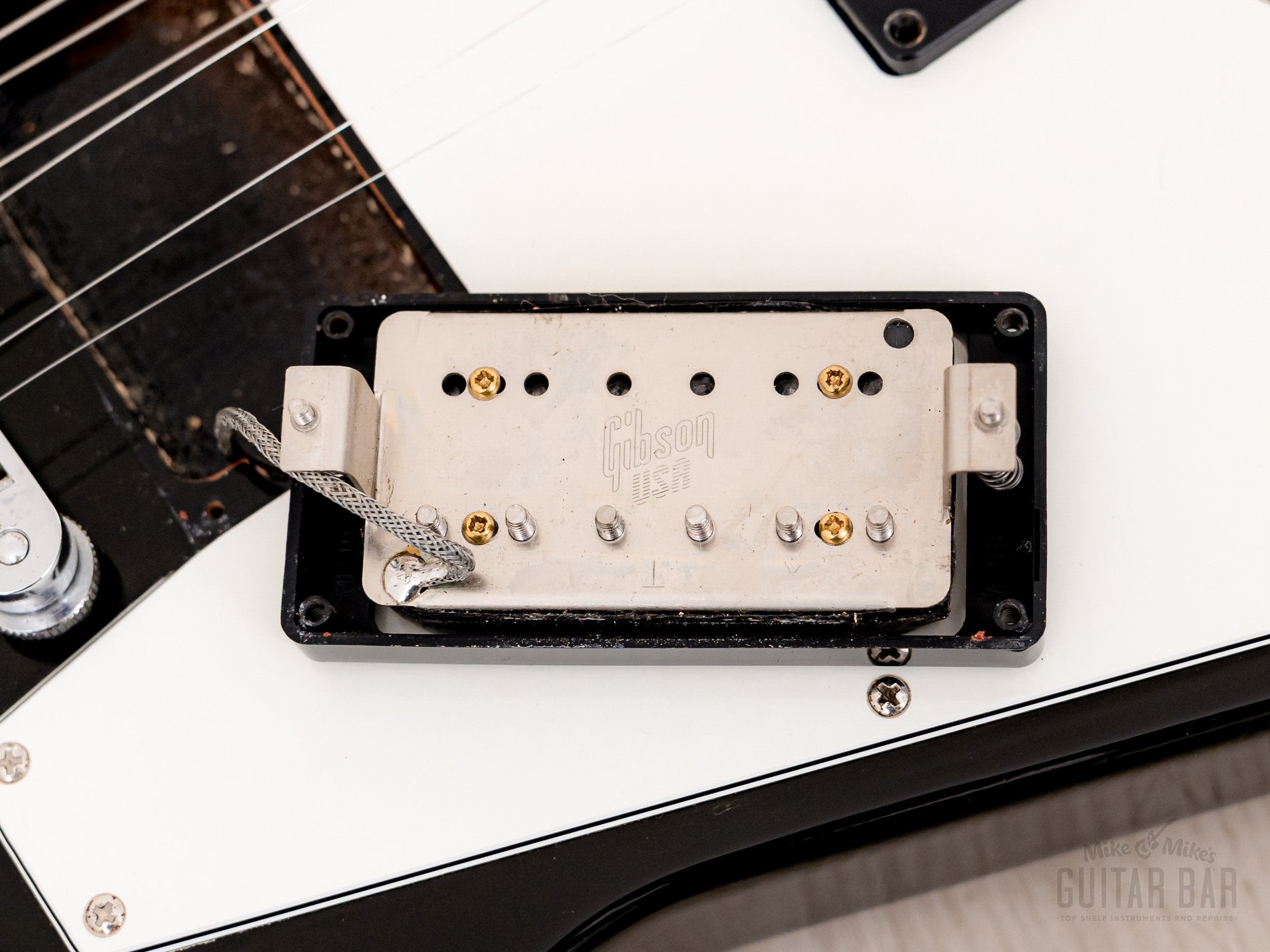 2012 Gibson Explorer '76 Vintage Reissue Ebony w/ Case