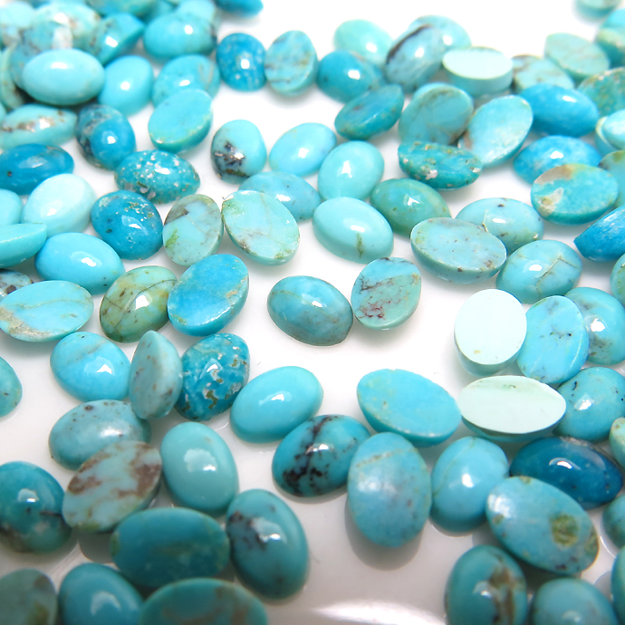 天然石ルース（裸石） ターコイズ トルコ石（アメリカ）オーバル
