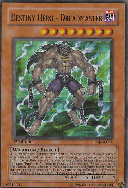 DESTINY HERO DREADMASTER/D-HERO ドレッドガイ - シングルカード