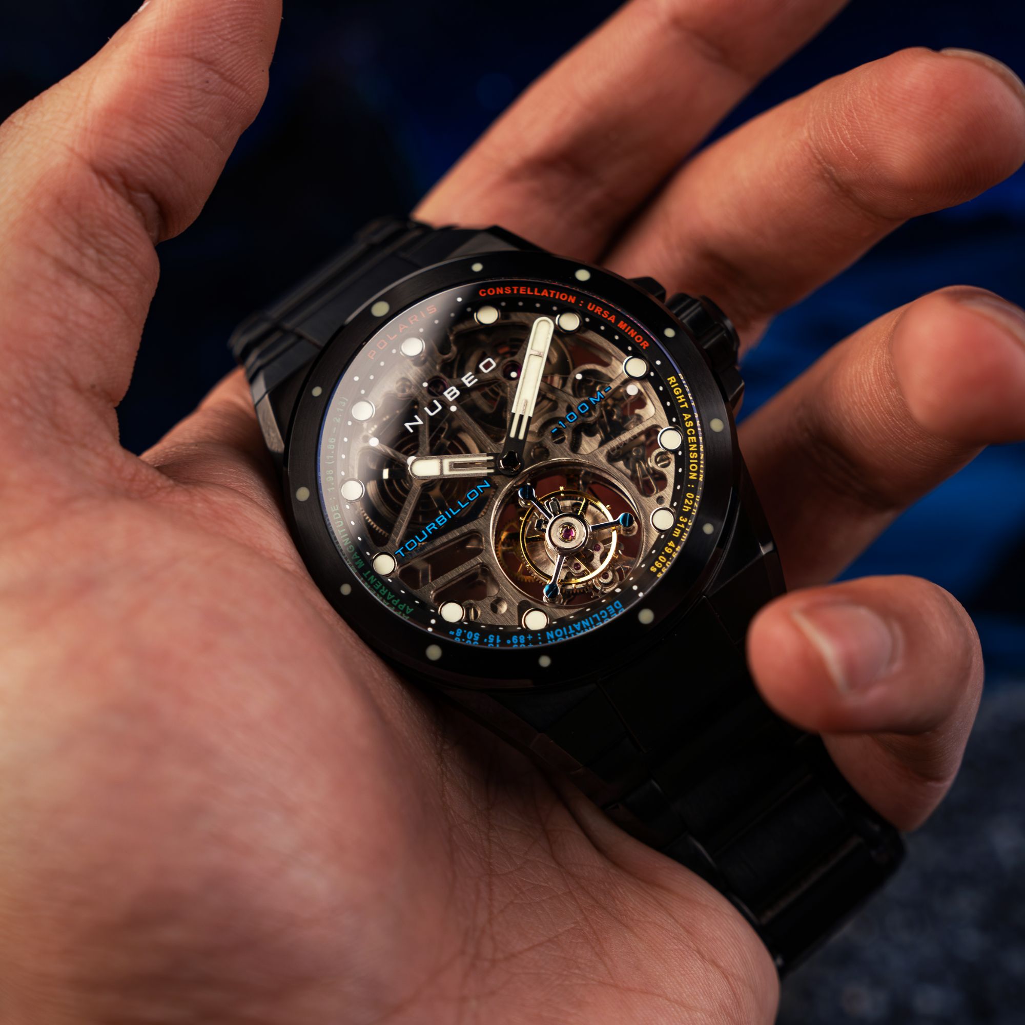 Dark Void | Polaris Tourbillon Limited Edition – Nubeo Watches