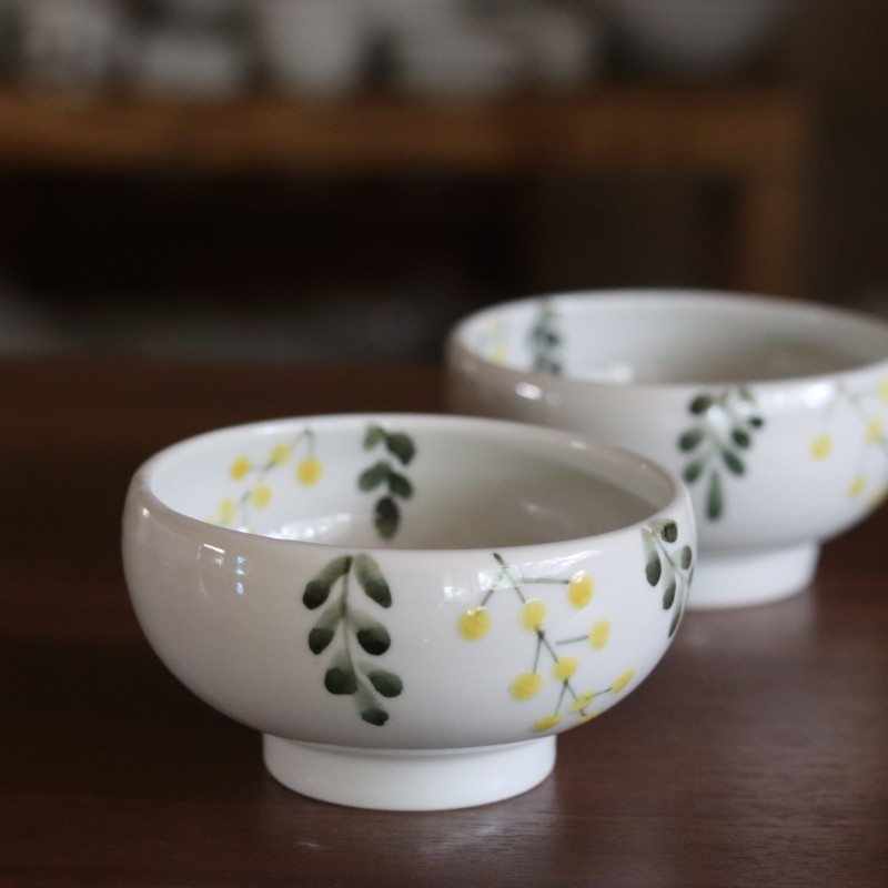 コウホ窯 市野吉記 いろ安南 輪花皿(うさぎ) - 作家ものの器と生活雑貨