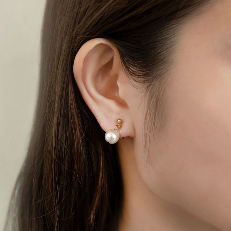 イヤリング 1粒パール 樹脂ノンホールピアス – OSEWAYAオンラインストア