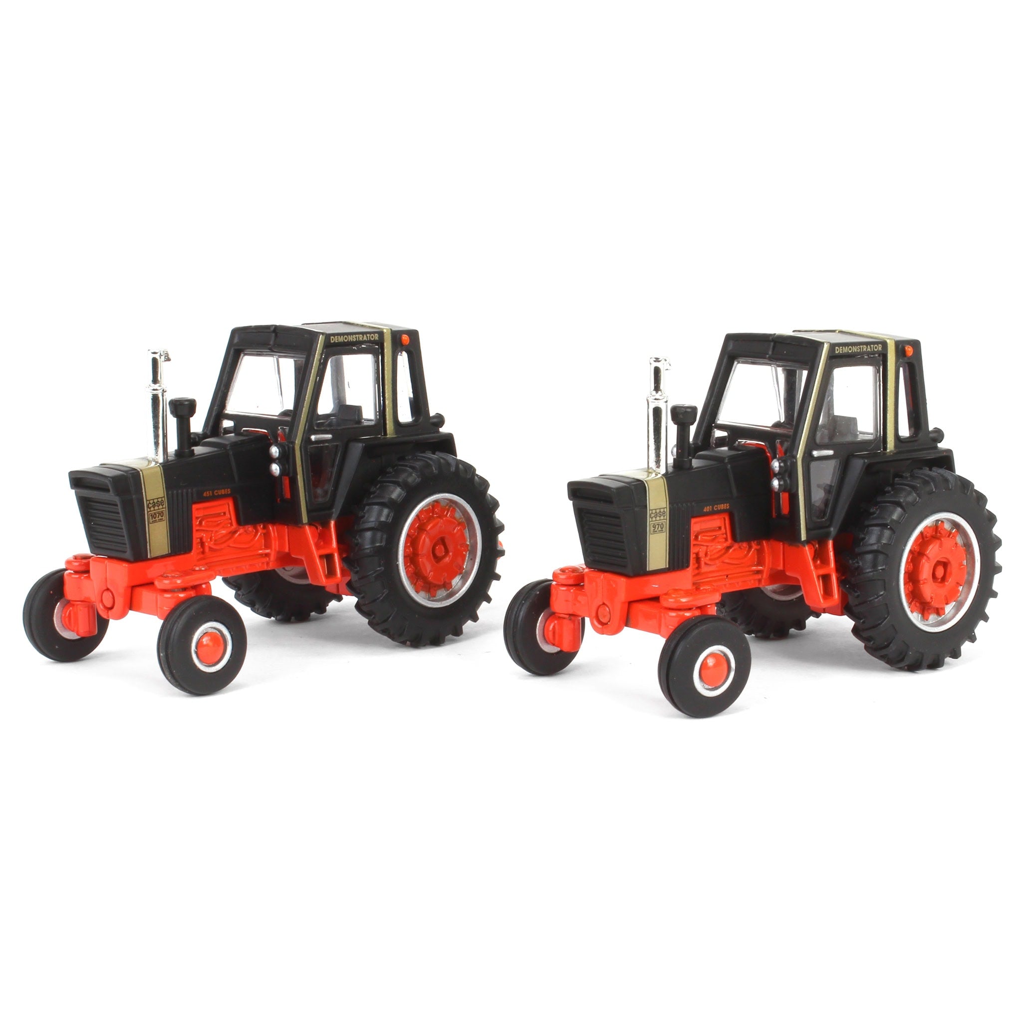 1/64 Case 970 & 1070 Agri King Black Knight Tractors Set, ERTL