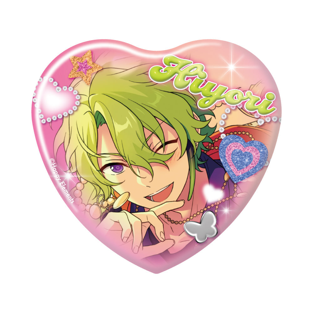 GIRA☆デコ】ハート缶バッジ（STARMAKER PRODUCTION／COSMIC