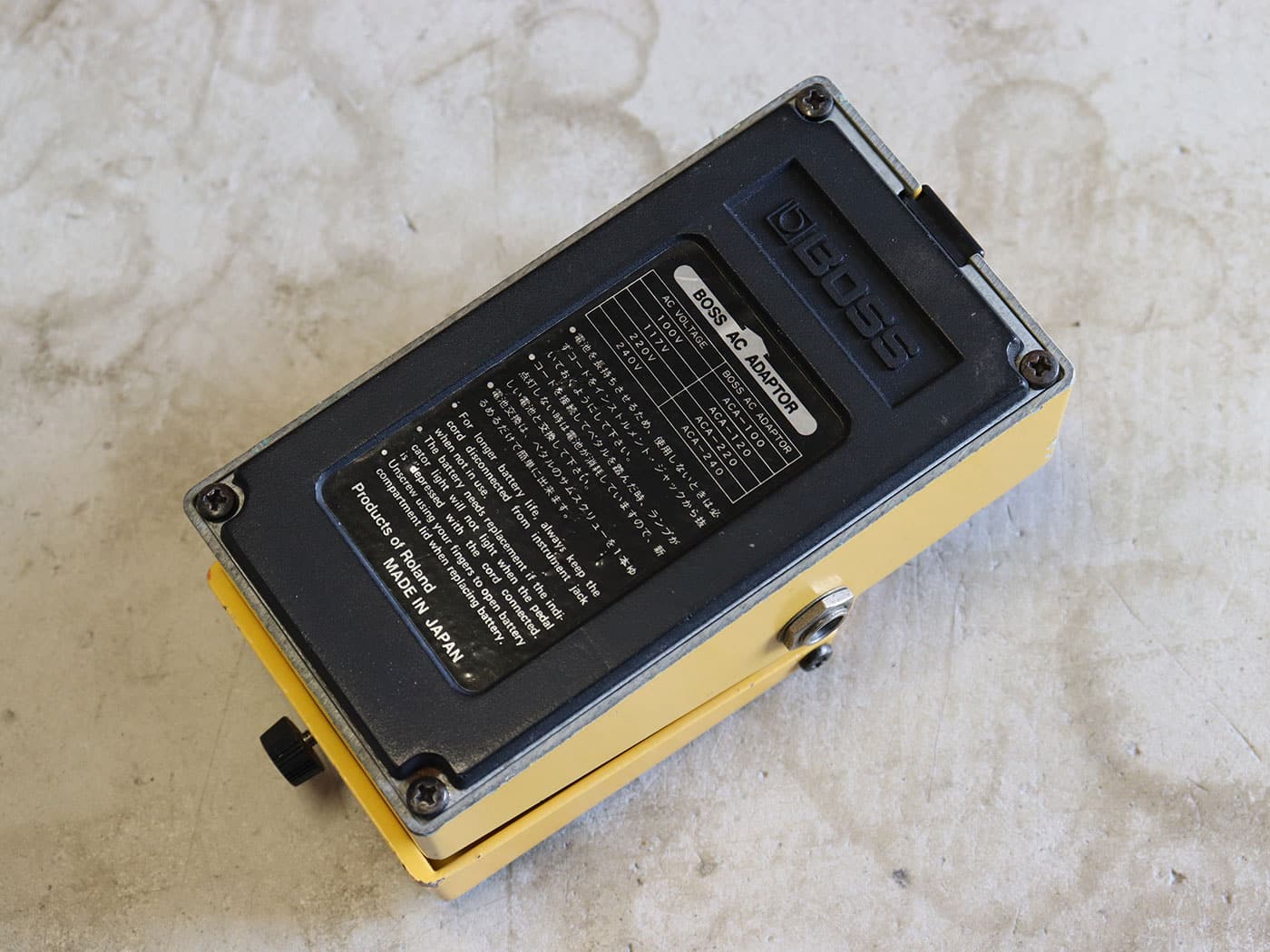 中古】BOSS OD-1 日本製 黒ネジ JRC4558DD 82年製 オーバードライブ