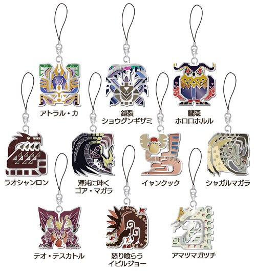 グッズ】「モンスターハンターダブルクロス モンスターアイコン