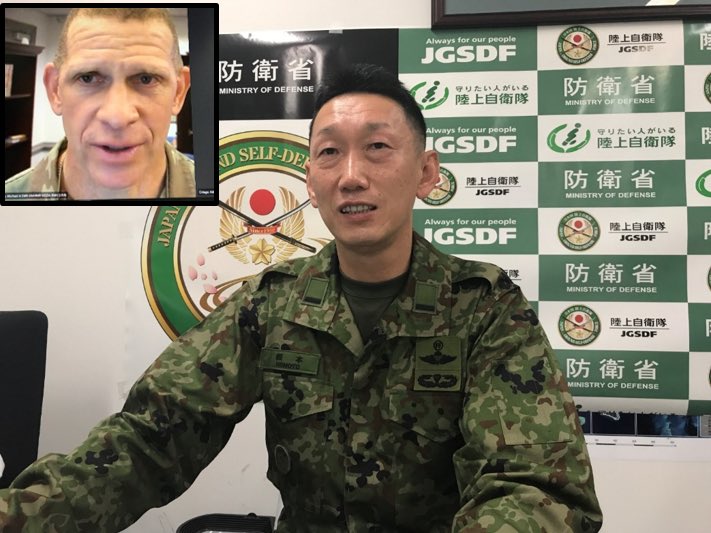 12月2日（水）＃陸上自衛隊 最先任上級曹長の根本准尉は、米陸軍