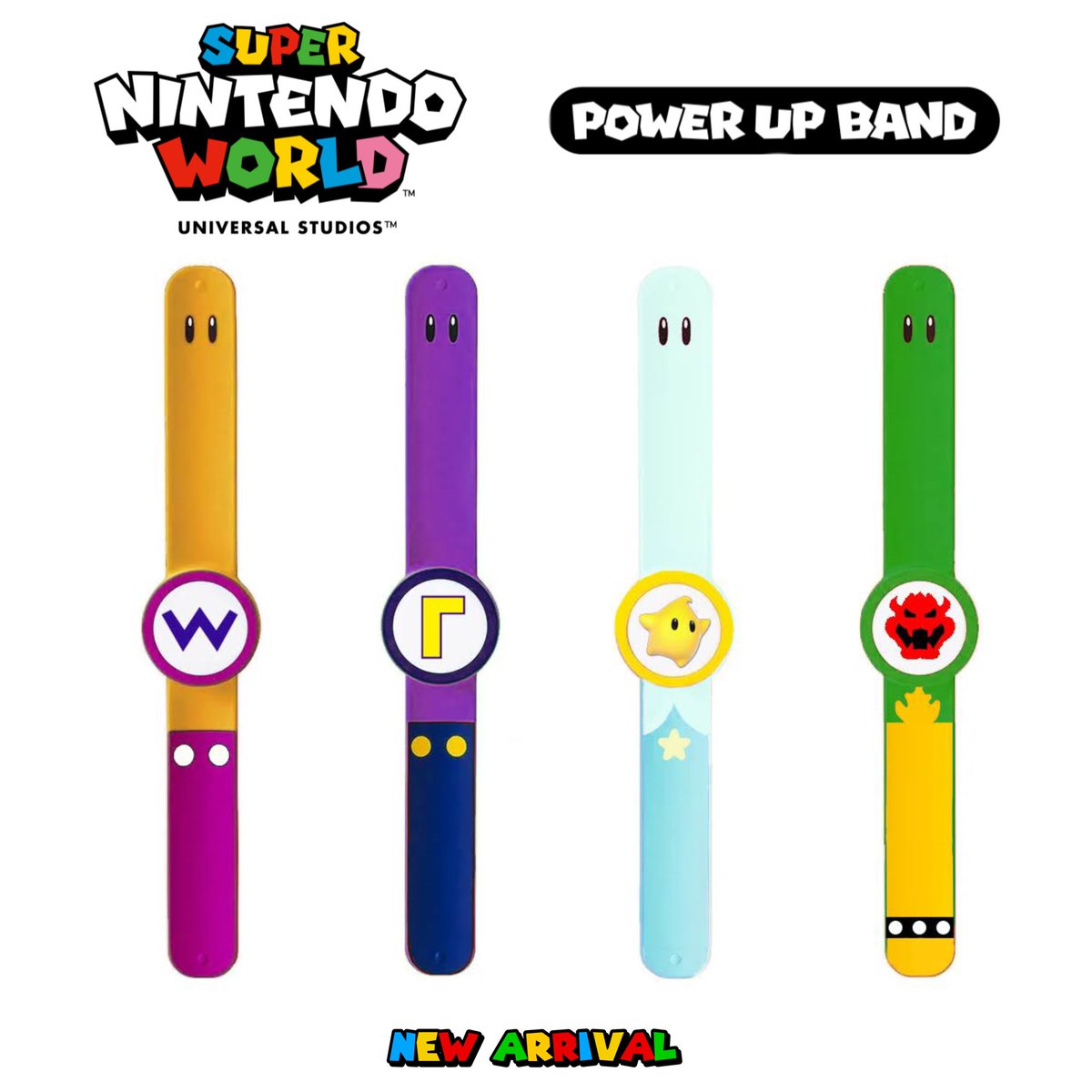 SUPER NINTENDO WORLD POWER UP BANDに新しい仲間が⌚️✨ ・ワリオ