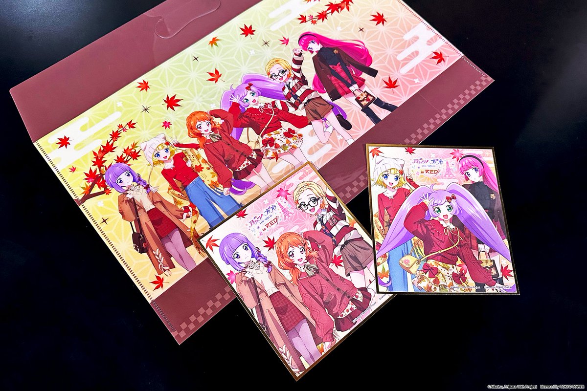 アイカツ！×プリパラ』 ×RED°TOKYO TOWER🗼✨ RED°コラボ限定の特典