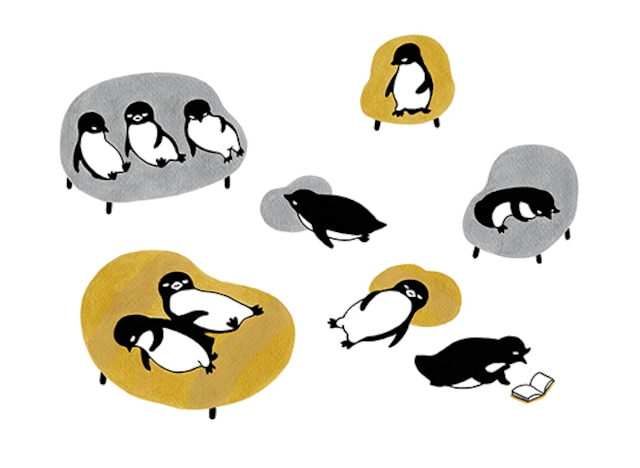 公式】坂崎千春 版画展『ペンギン絵日記🌸』〈博多編〉3.4スタート