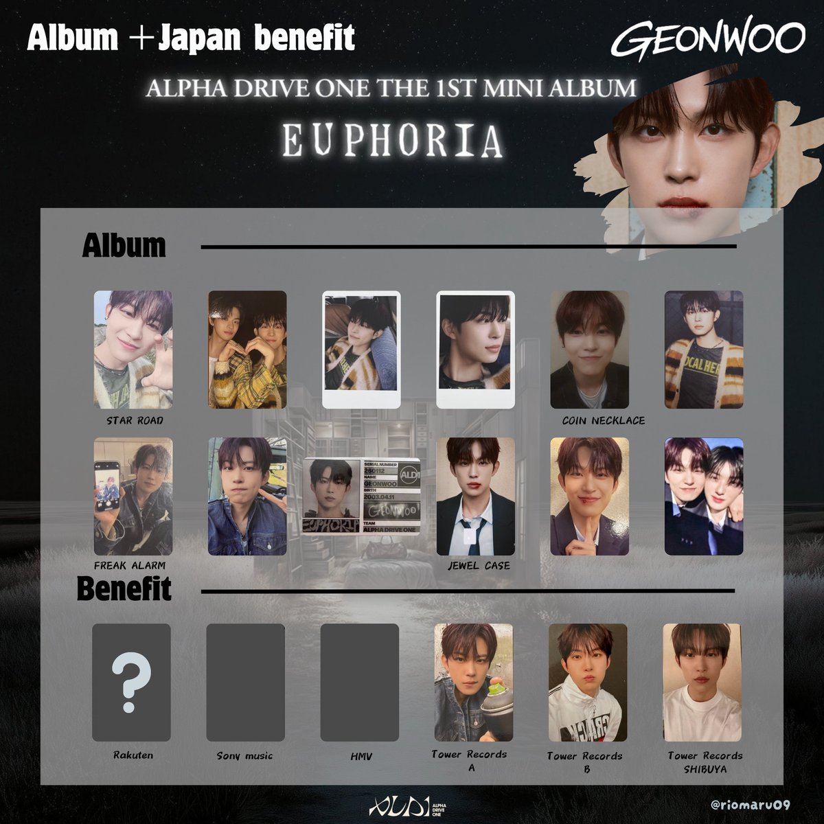 🆕 希望あったやつです！ ALPHA DRIVE ONE The 1st Mini Album