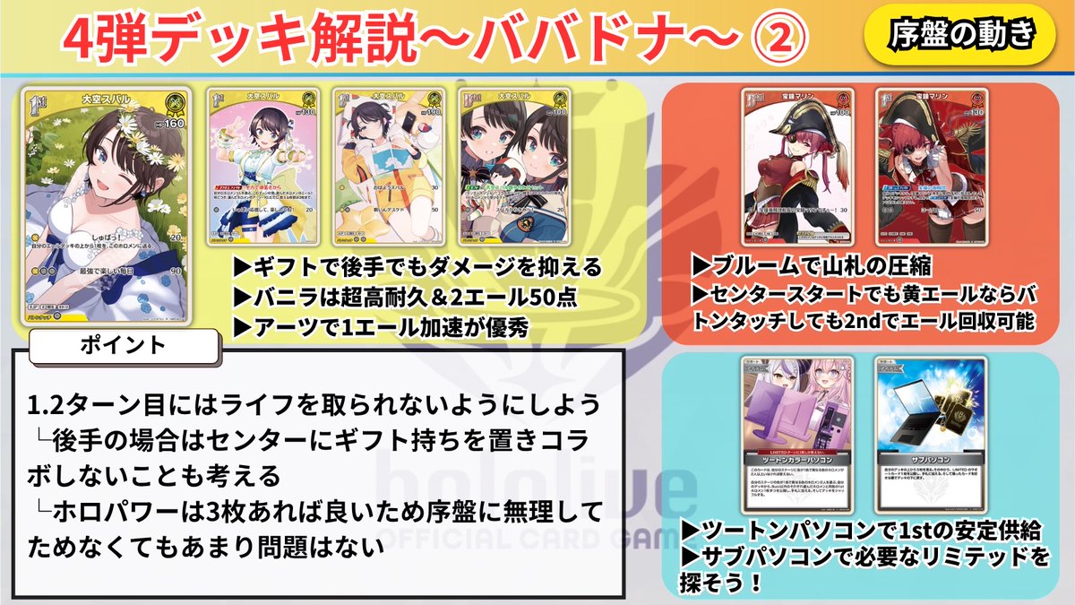 ホロカ ババドナのデッキ解説！ ✓ライフ6とスバルの耐久力でライフ