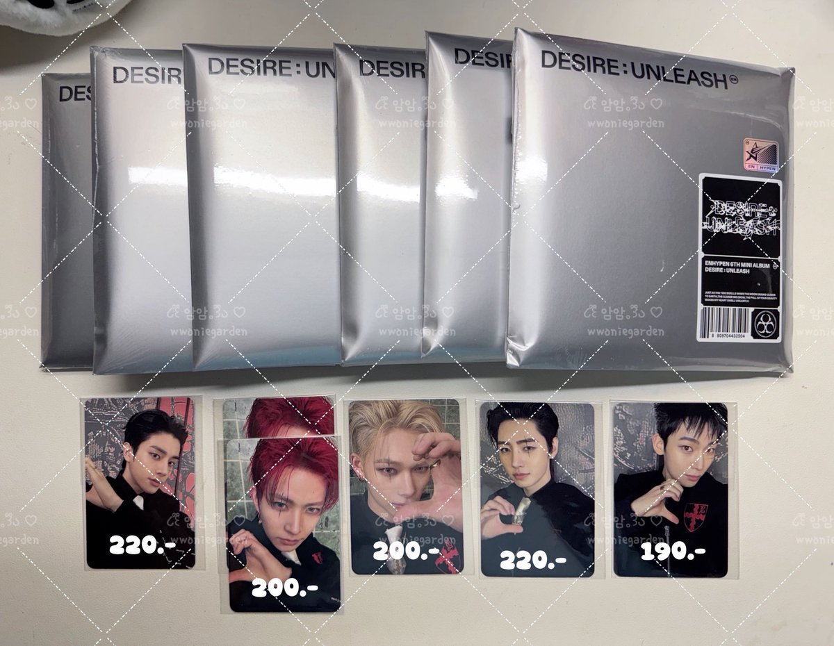 wts | sell Shopee x ENHYPEN ♡ DESIRE: UNLEASH ☆ Cafe event