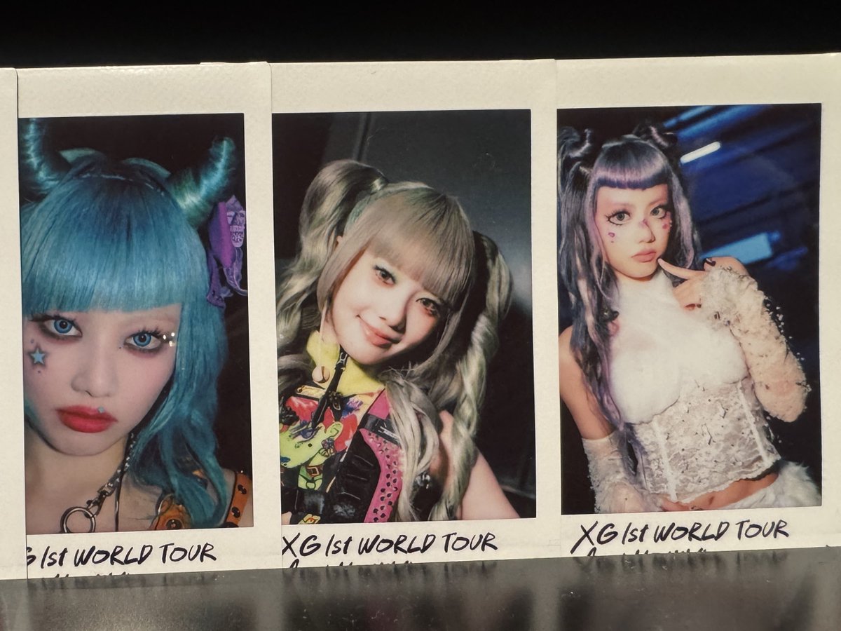 XGエキシビジョン展示会 グッズのランダムチェキ(Trading instax mini