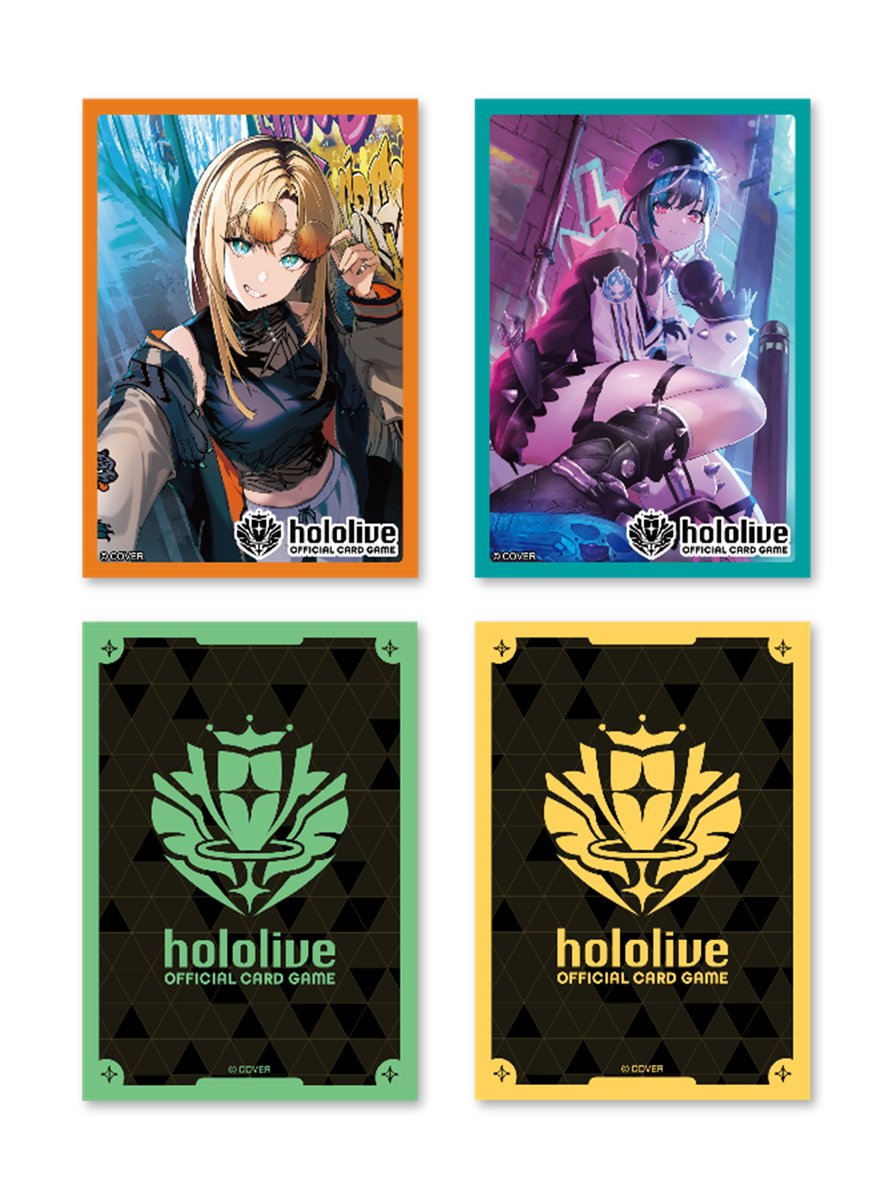 ✨予約開始！／ ☺️🐅🎧🔧 hololive OFFICIAL CARD GAME 公式スリーブ