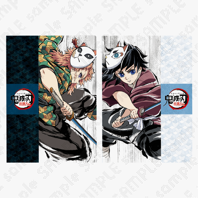 鬼滅の刃 柱稽古編 リアルタイムカフェ 第一弾KVアクリルスタンド 時透無一郎 鬼滅の刃 柱稽古編 リアルタイムカフェ 時透無一郎 デザインミニ色紙