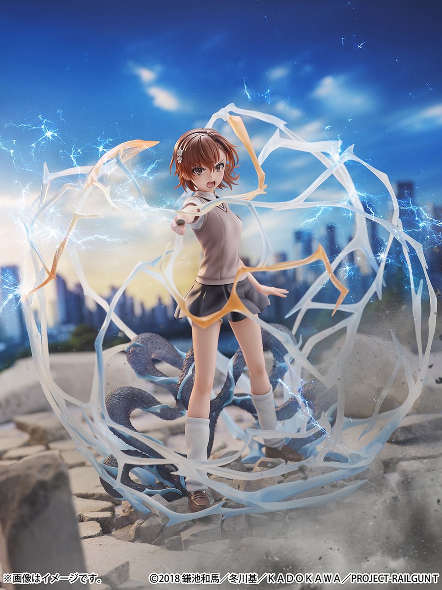 予約受付中📣  #御坂美琴 美琴から繰り出される電撃を、クリアパーツ