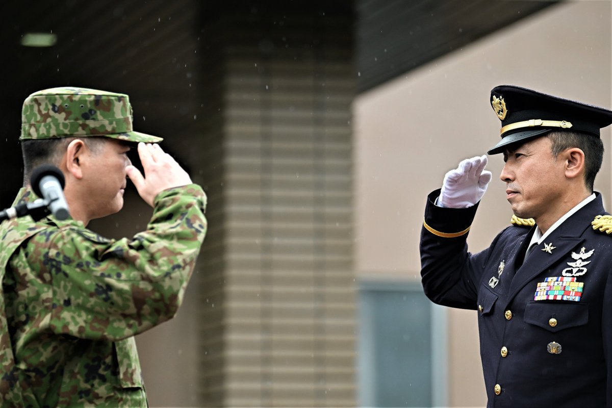 旅団最先任上級曹長交代式② 【下番最先任 大山准尉】 #防衛省 #陸自