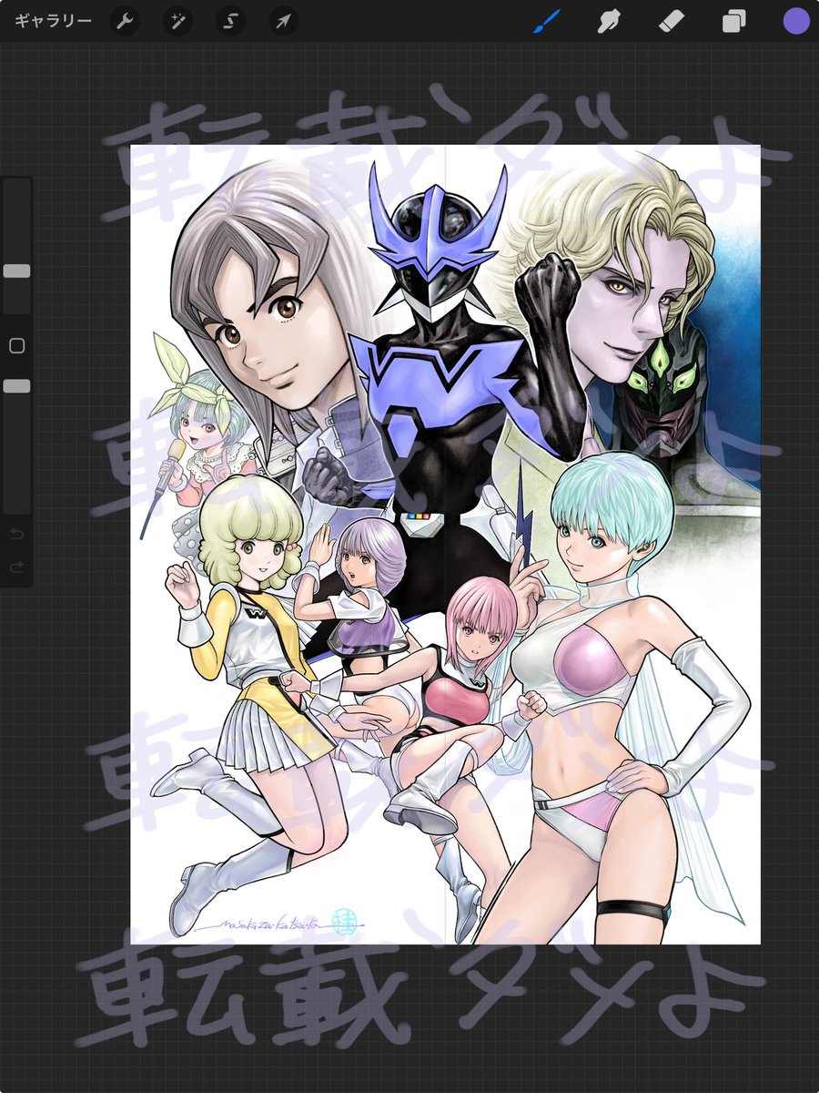 今なりだけで、 ちゃんと描いてると桃子も 居ますよ。 夢戦士