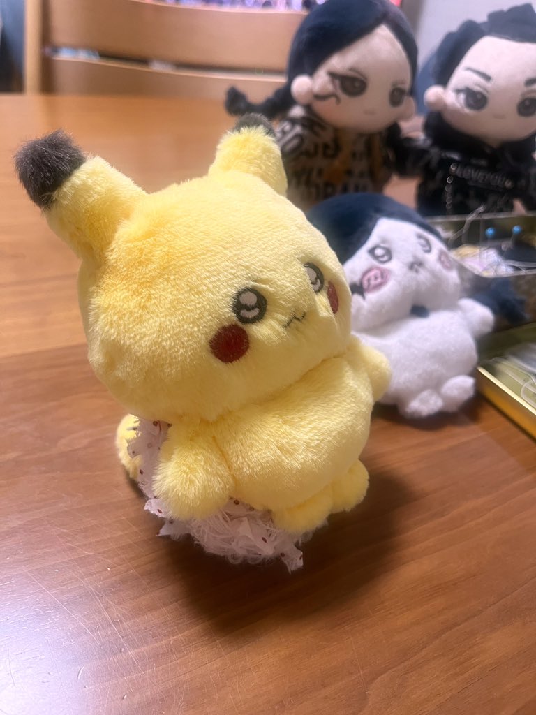 ち◯かわ風ピカチュウつくりました🌟ハンドメイド友達さんのところに