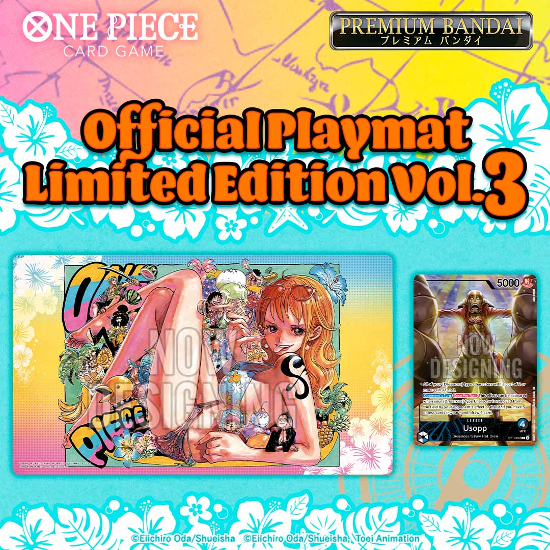 OPCG Official Playmat -Limited Edition Vol. 3-] Premium Bandai USA