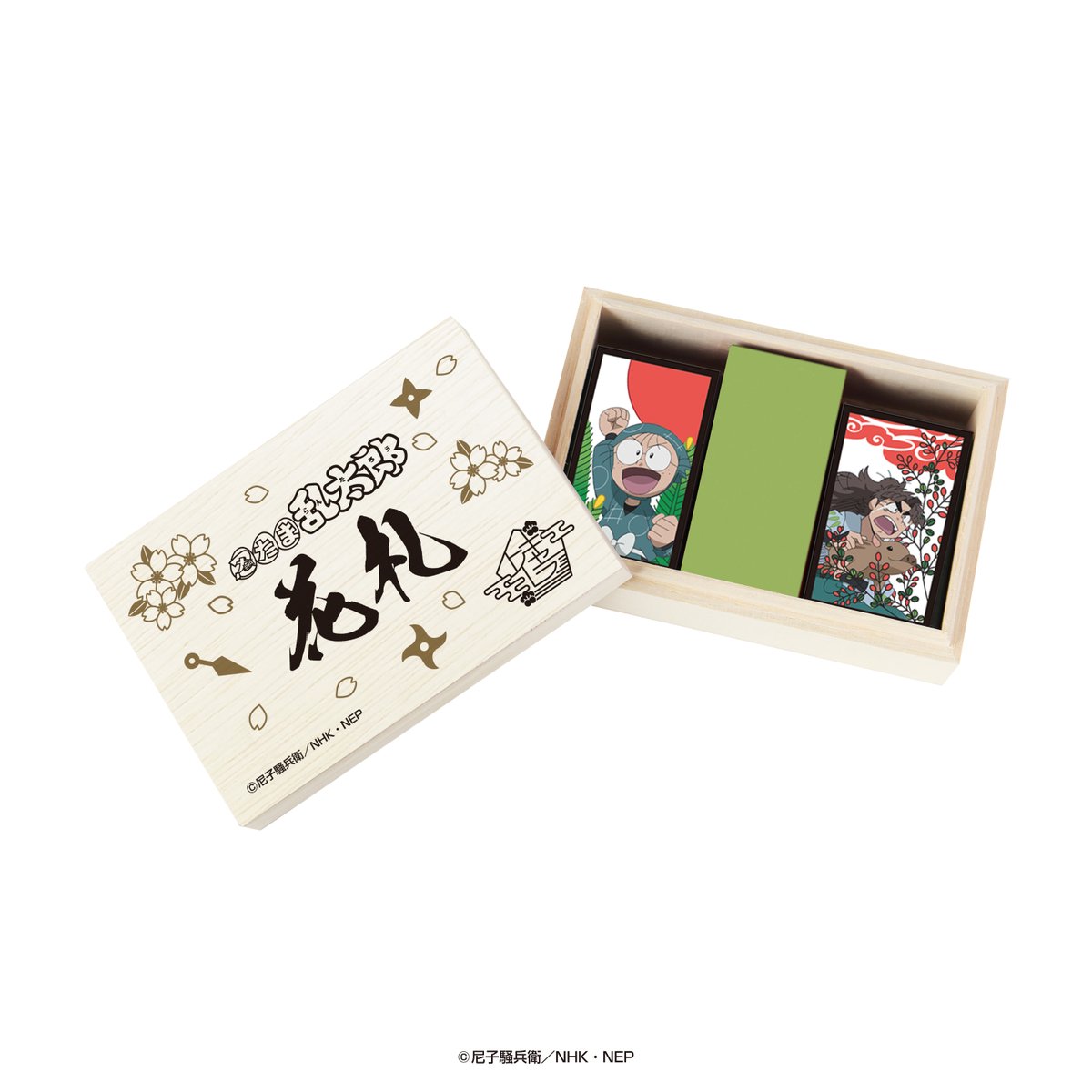 キャラディショナルトイ×忍たま乱太郎 特製花札🎴 ただいまより二次