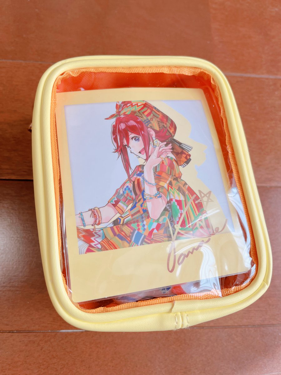 マクロス万博のぬいポーチかわいい🥰表の窓から顔出てると棺桶ぽいけど