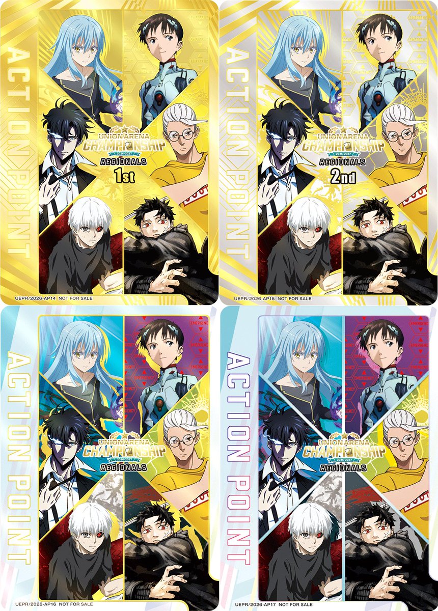 北米エリアチャンピオンシップ26－27優勝品 キャラカード・プレマット